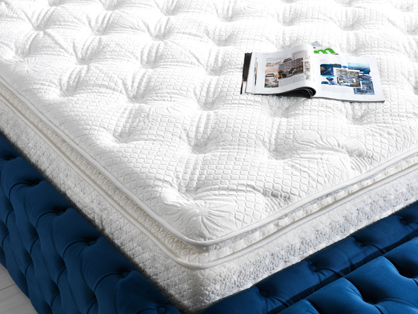 Gloria Premium Design Basis und Kopfteil - Erhabener Luxus für ausgewählte Größen - Ohne Matratze -