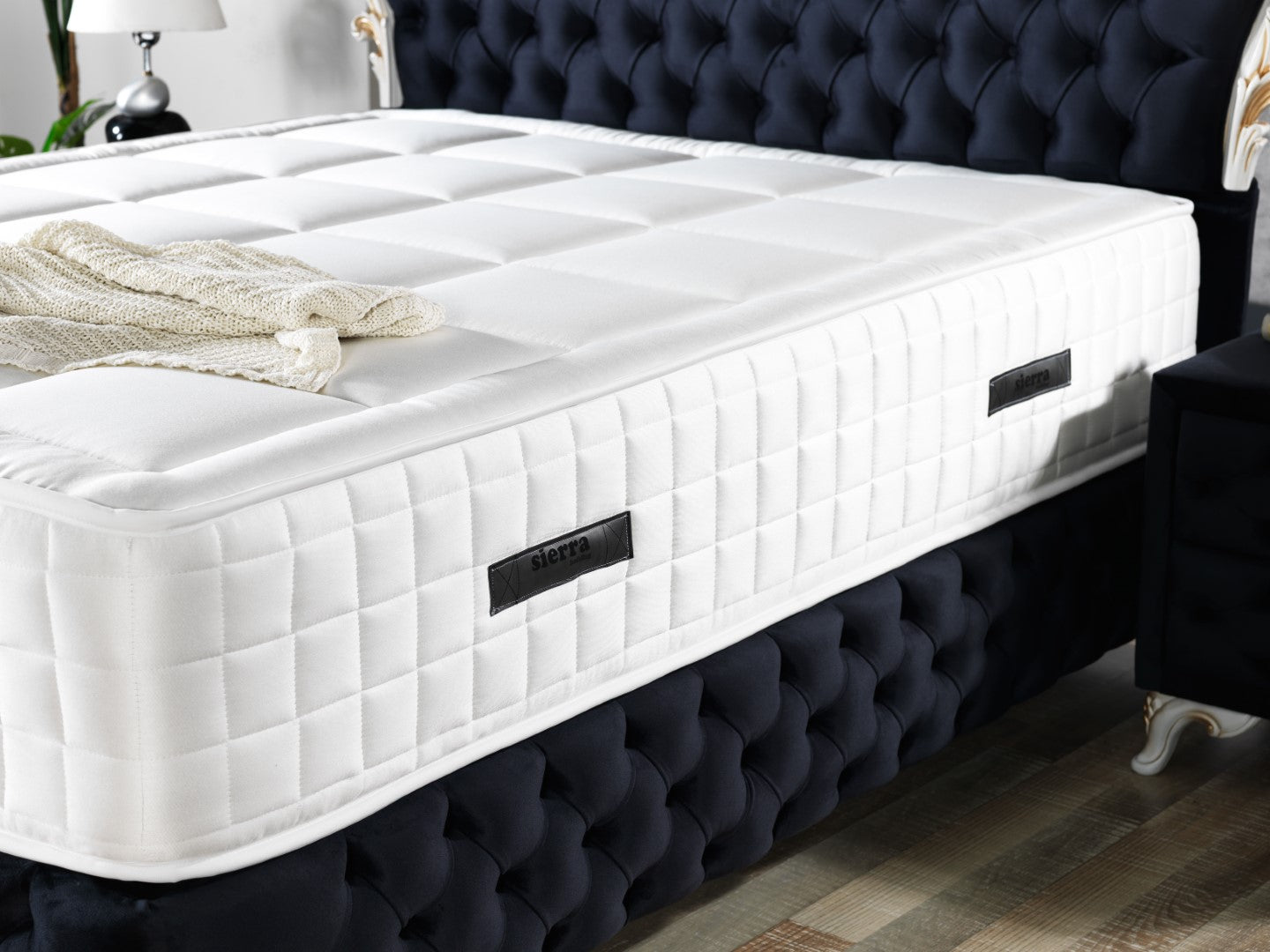 Sierra Bedding, Midas 34 cm Matratze aus Rosshaar – H2/H3