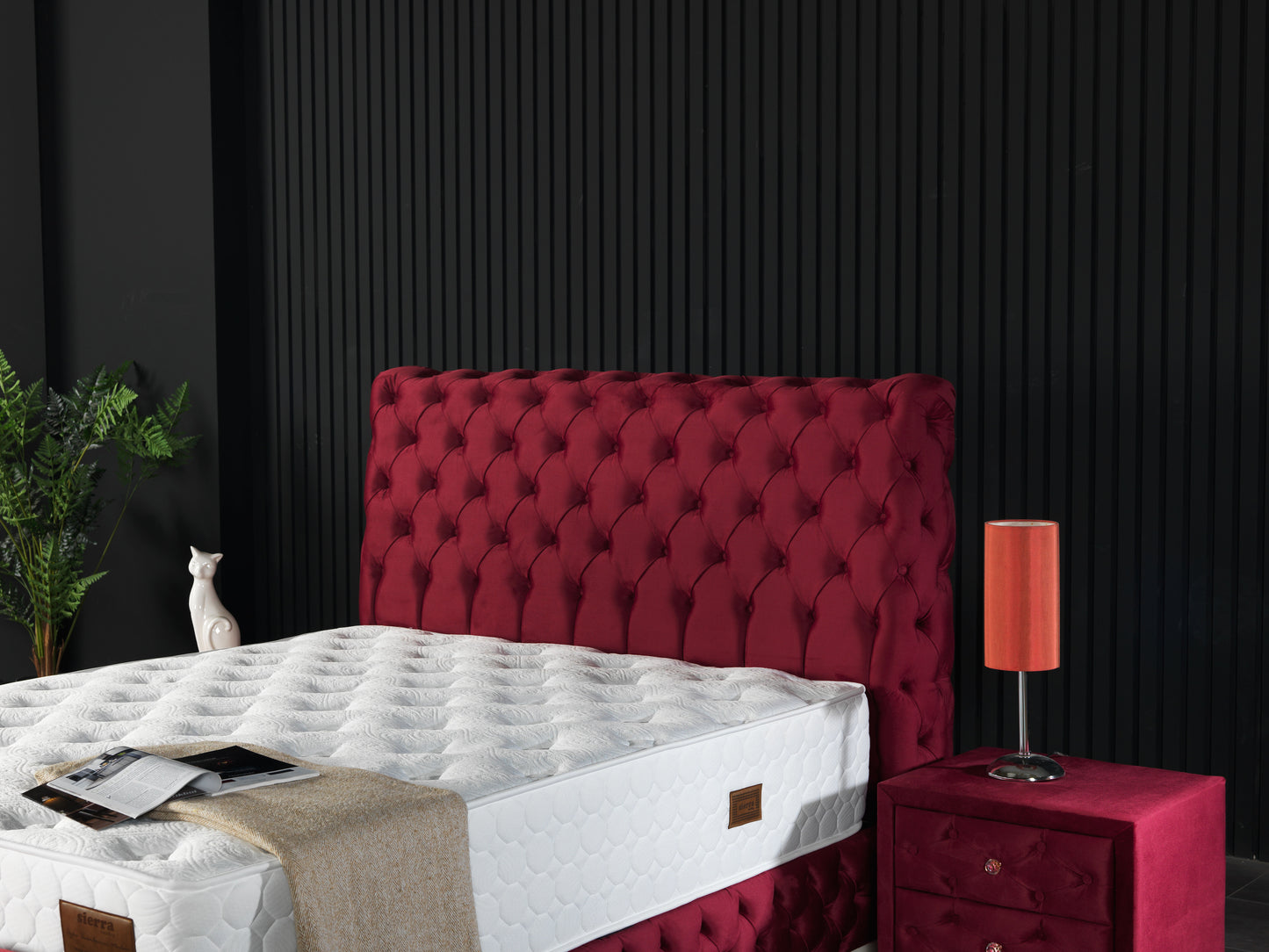 Sierra Bedding - Rixos Elite Basis und Kopfteil - Erhöhter Luxus für ausgewählte Größen - Ohne Matratze -