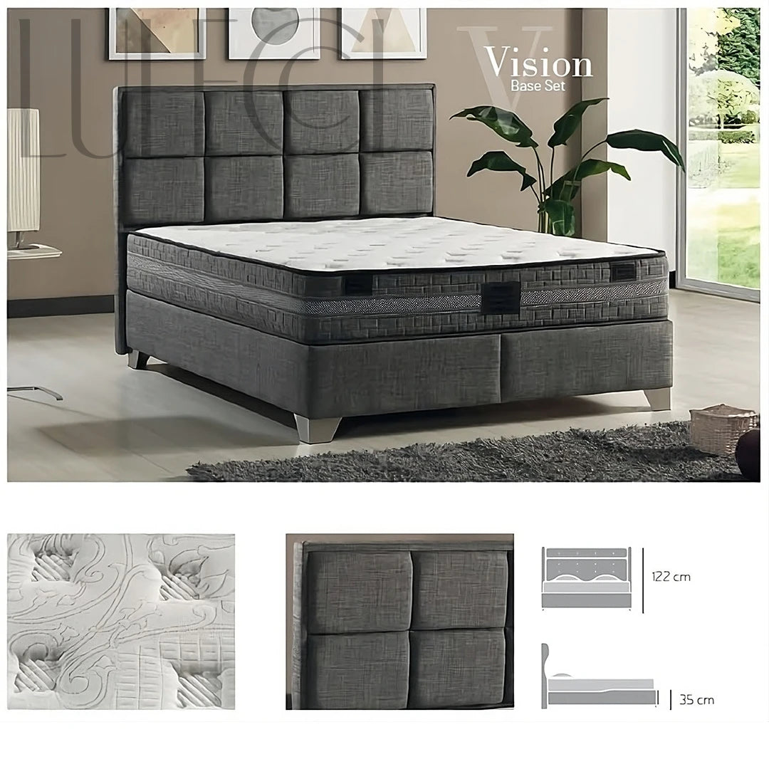 vision headboard and base sleek ultimate design