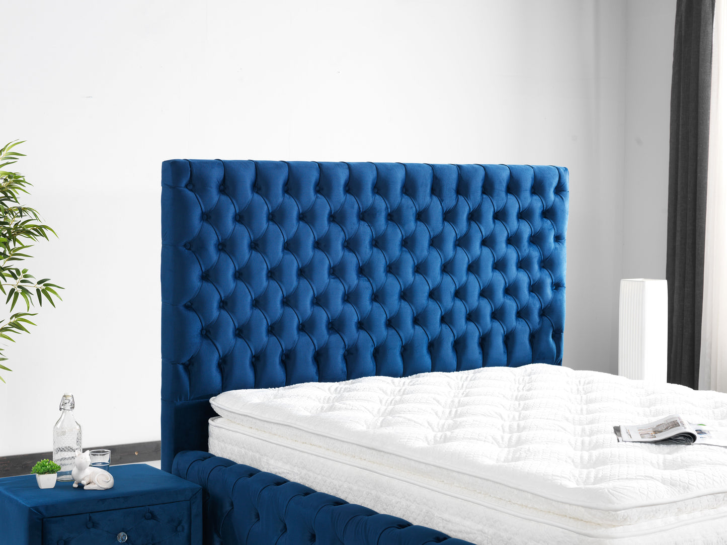 Gloria Premium Design Basis und Kopfteil - Erhabener Luxus für ausgewählte Größen - Ohne Matratze - 
