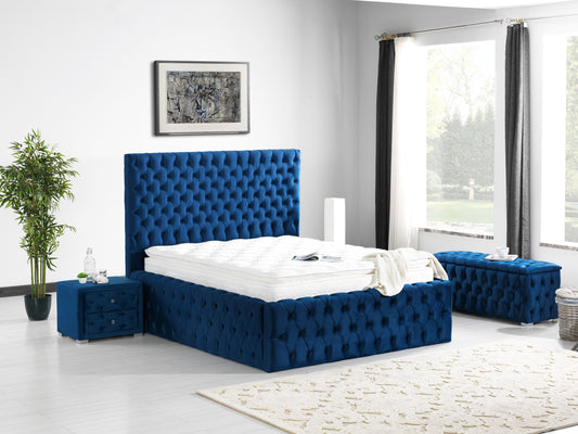Gloria Premium Design Basis und Kopfteil - Erhabener Luxus für ausgewählte Größen - Ohne Matratze - 