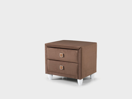 Sierra Bedding - Nachttisch-Design für Vegas-Basisset mit 2 Schubladen