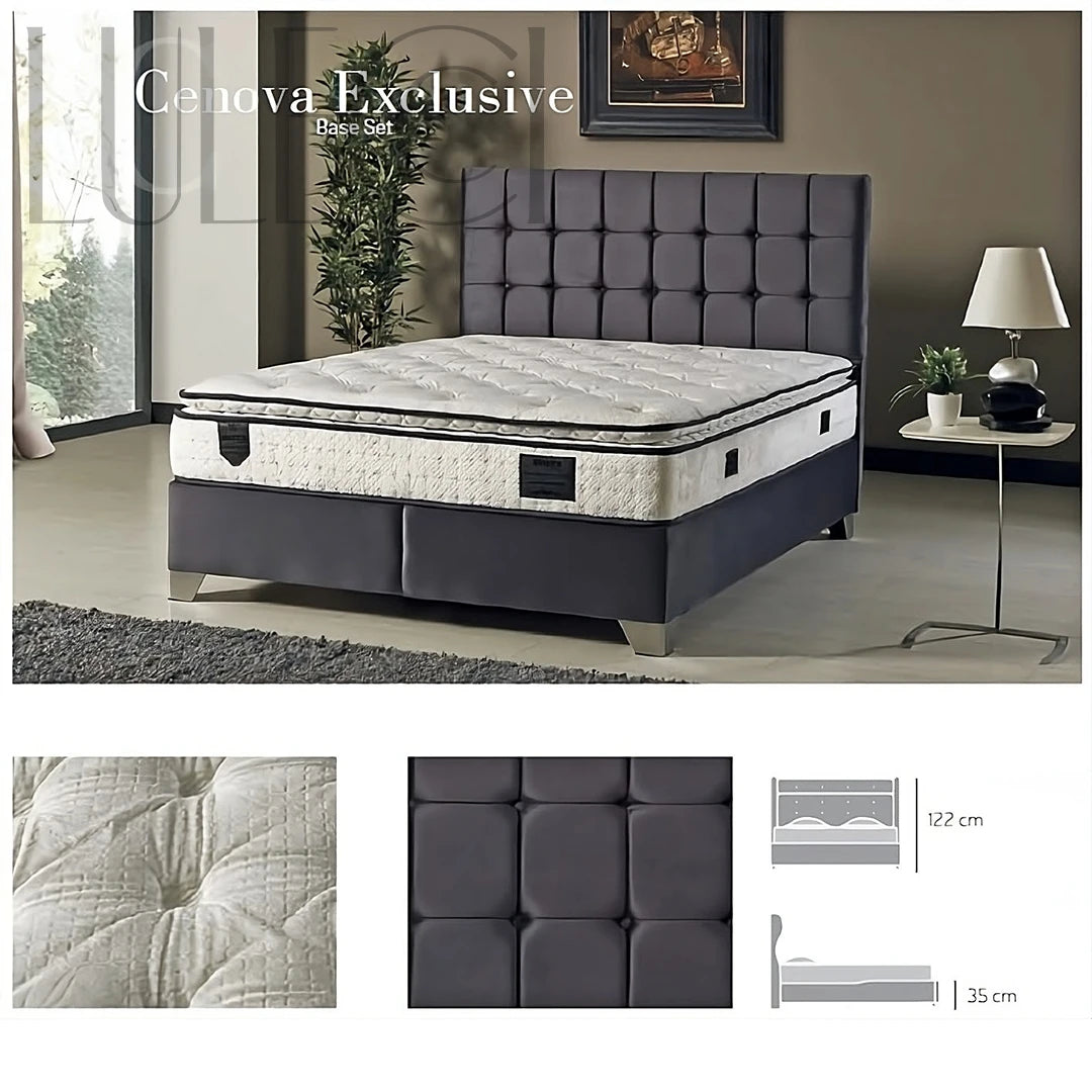 unmatched luxury cenova exclusive headboard and base